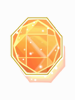 Ilustración de Yellow Gemstone