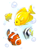 Ilustración de Costume Little Aquarium