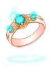 Ilustración de Brilliant Light Aquamarine Ring