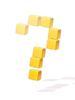 Ilustración de Costume Golden Question Mark