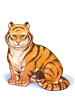 Ilustración de Costume Tiger