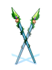 Ilustración de Thanatos Two-handed Staff-AD