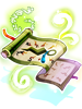 Ilustración de Kunai Scroll of Storm