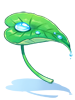 Ilustración de Costume Leaf Umbrella