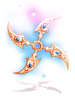 Ilustración de Vivatus Fides Cross Huuma Shuriken