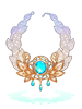 Ilustración de Brilliant Light Aquamarine Necklace