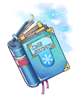 Ilustración de Cold Magic Book