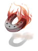 Ilustración de Burning Horseshoe