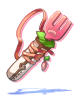 Ilustración de Costume Cat Fork