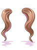 Ilustración de Costume Loose Wave Twin Crimson