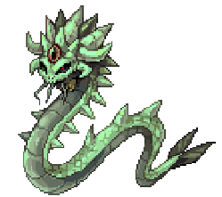 Sprite de Green Faceworm Queen