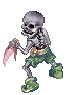 Sprite de Weak Soldier Skeleton