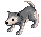 Sprite de Baby Gray Wolf